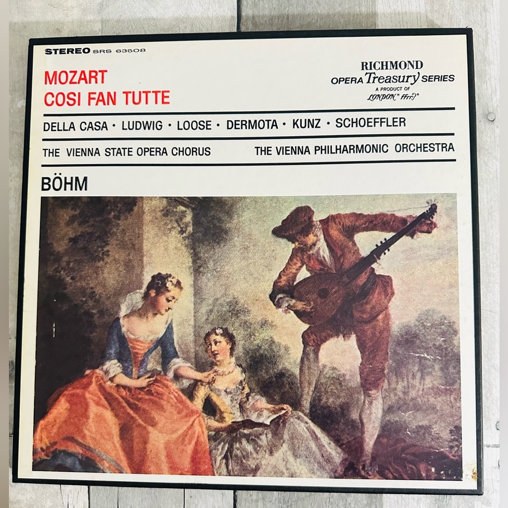 Mozart Cosi Fan Tutte Opera Treasury Series | 3 LP Box Set London